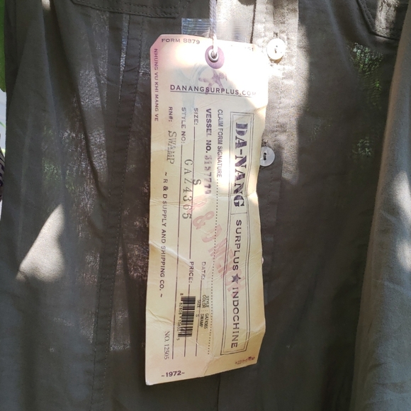 Da-Nang S Button Khaki Shirt - Picture 3 of 6